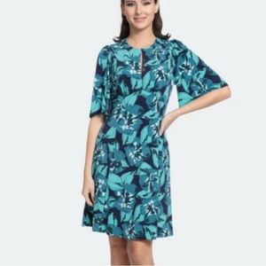 Maggy London Censa Keyhole Empire Waist Dress